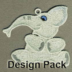 FSL Cute Elephants machine embroidery designs