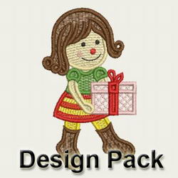 FSL Christmas Girls machine embroidery designs
