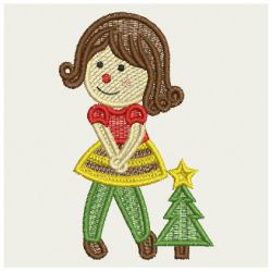 FSL Christmas Girls 01 machine embroidery designs