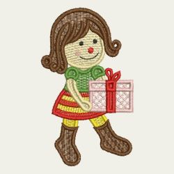 FSL Christmas Girls 02 machine embroidery designs