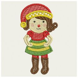 FSL Christmas Girls 06 machine embroidery designs