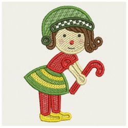 FSL Christmas Girls 07 machine embroidery designs