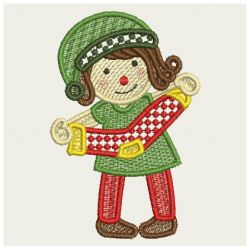 FSL Christmas Girls 09 machine embroidery designs