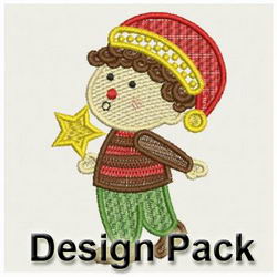 FSL Christmas Boys machine embroidery designs