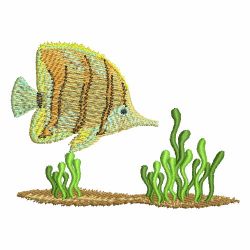Tropical Fishes 01 machine embroidery designs