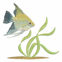 Tropical Fishes 06 machine embroidery designs