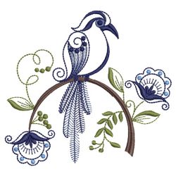 Artistic Birds 08(Lg) machine embroidery designs