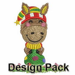 Cute Donkey machine embroidery designs
