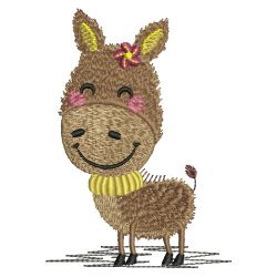 Cute Donkey 01 machine embroidery designs