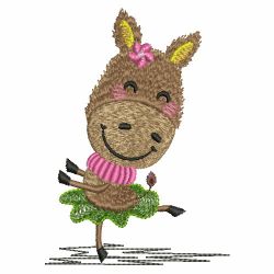 Cute Donkey 05 machine embroidery designs