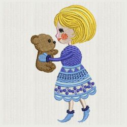 Cute Girls 04 machine embroidery designs