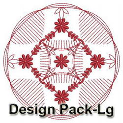 Symmetry Redworks Quilts(Lg) machine embroidery designs