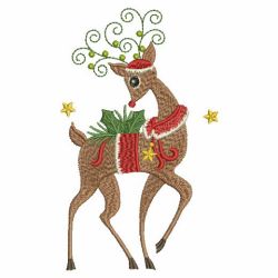 Christmas Deers 05 machine embroidery designs