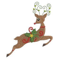 Christmas Deers 06 machine embroidery designs