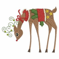 Christmas Deers 09 machine embroidery designs