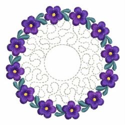 Flower Wreath 1 06 machine embroidery designs