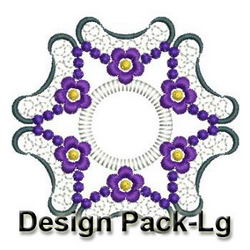 Flower Wreath 2 machine embroidery designs