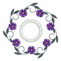 Flower Wreath 2 07 machine embroidery designs