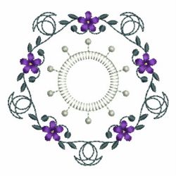 Flower Wreath 2 10 machine embroidery designs