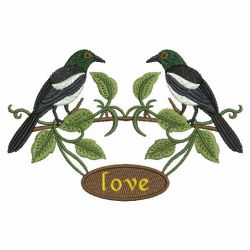 Magpies 09 machine embroidery designs