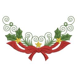 Christmas Swirls 03 machine embroidery designs