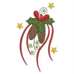 Christmas Swirls 07 machine embroidery designs