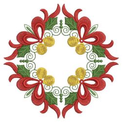 Christmas Swirls 08 machine embroidery designs