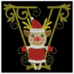 Christmas Alphabets 22 machine embroidery designs