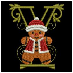 Christmas Alphabets 25 machine embroidery designs