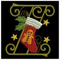 Christmas Alphabets 26 machine embroidery designs