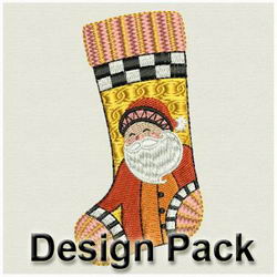 Christmas Stockings 2 machine embroidery designs