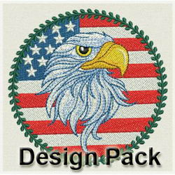 American Eagles machine embroidery designs