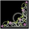 Floral Corner Embellishments 1 02(Md)