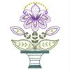 Jacobean Flower Pots 08(Lg)
