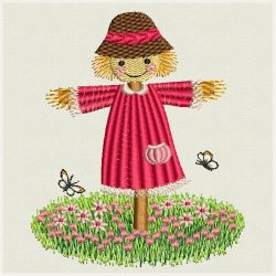Cute Scarecrows 02 machine embroidery designs