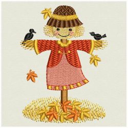 Cute Scarecrows 05 machine embroidery designs
