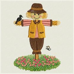 Cute Scarecrows 08 machine embroidery designs