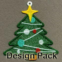 FSL Christmas Trees 2 machine embroidery designs