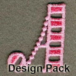 FSL Alphabets 3 machine embroidery designs