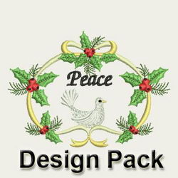 Heirloom Ribbon Christmas machine embroidery designs