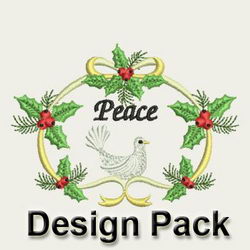 Heirloom Ribbon Christmas machine embroidery designs