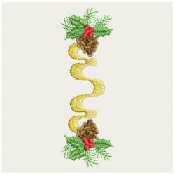 Heirloom Ribbon Christmas 01 machine embroidery designs