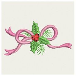 Heirloom Ribbon Christmas 04 machine embroidery designs