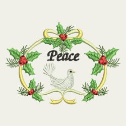 Heirloom Ribbon Christmas 09 machine embroidery designs