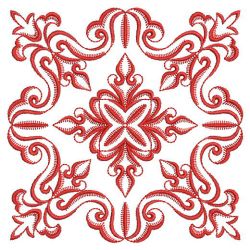 Redwork Feather Blocks 03(Sm)