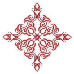 Redwork Feather Blocks 08(Md) machine embroidery designs