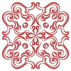 Redwork Feather Blocks 09(Sm)