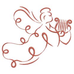 Redwork Abstract Angels 08(Sm) machine embroidery designs