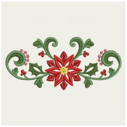 Heirloom Christmas Poinsettia Flowers 10 machine embroidery designs