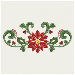 Heirloom Christmas Poinsettia Flowers 10 machine embroidery designs